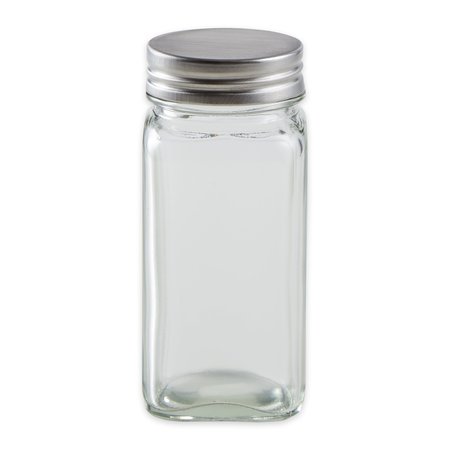 RSVP INTERNATIONAL Glass Bottle - Square - Clear - 4Oz SQR-BU